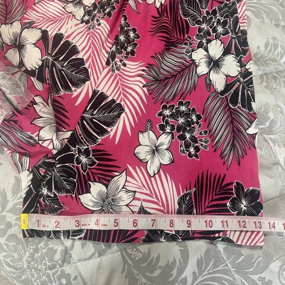 Peacocks UK 14 Bandeau Play suit Shorts 1 Piece Pink Floral - Picture 6 of 8